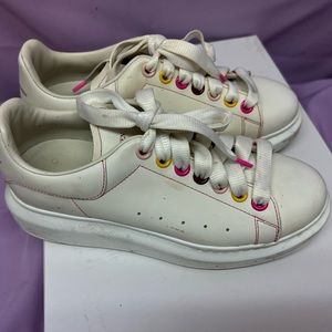 Alexander MacQueen Women’s Sneakers White Size 37US! Retail $699! Ships Same Day